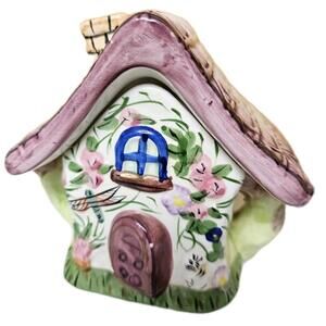 Vintage Cottage ware‎ Teapot with Lid Country Cottage House